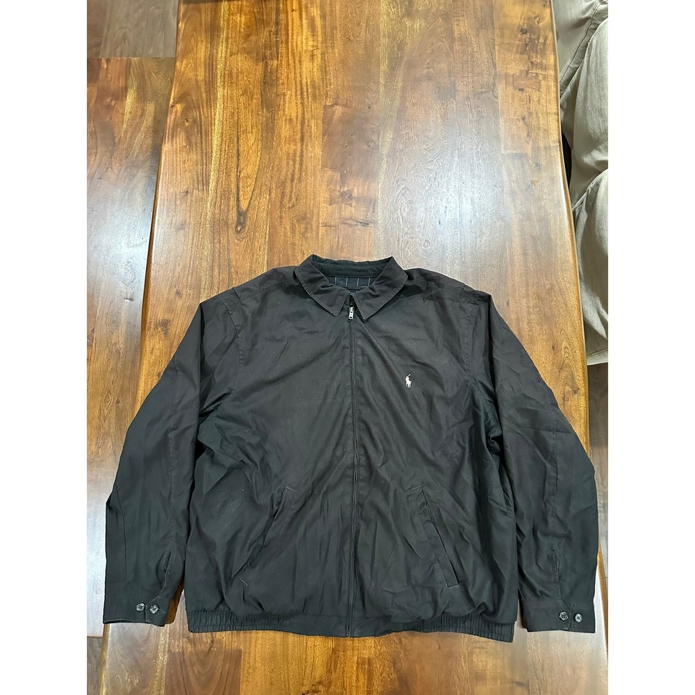 Polo Ralph Lauren Bi-Swing Windbreaker Jacket Black Size 2XLT 711548506003
